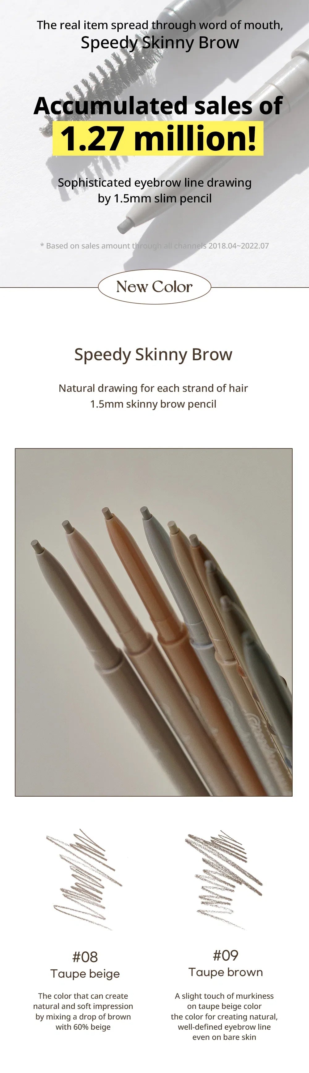 Speedy Skinny Brow detail 1