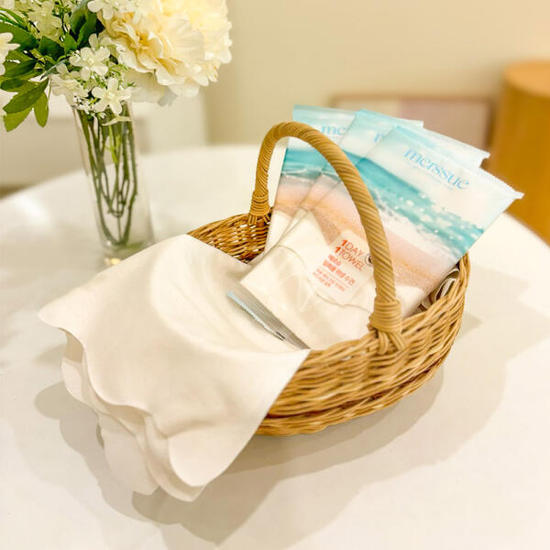 1 Day Towel, Unbleached Cotton Disposable Towel, 7 Pack
