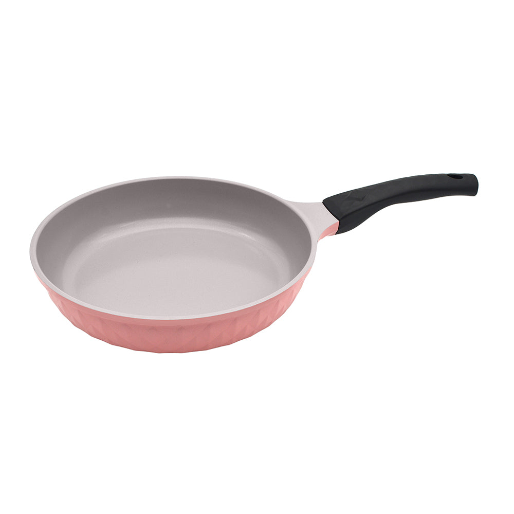 ACE COOK ceramic frying pan 9.5 inch in Pink Icing