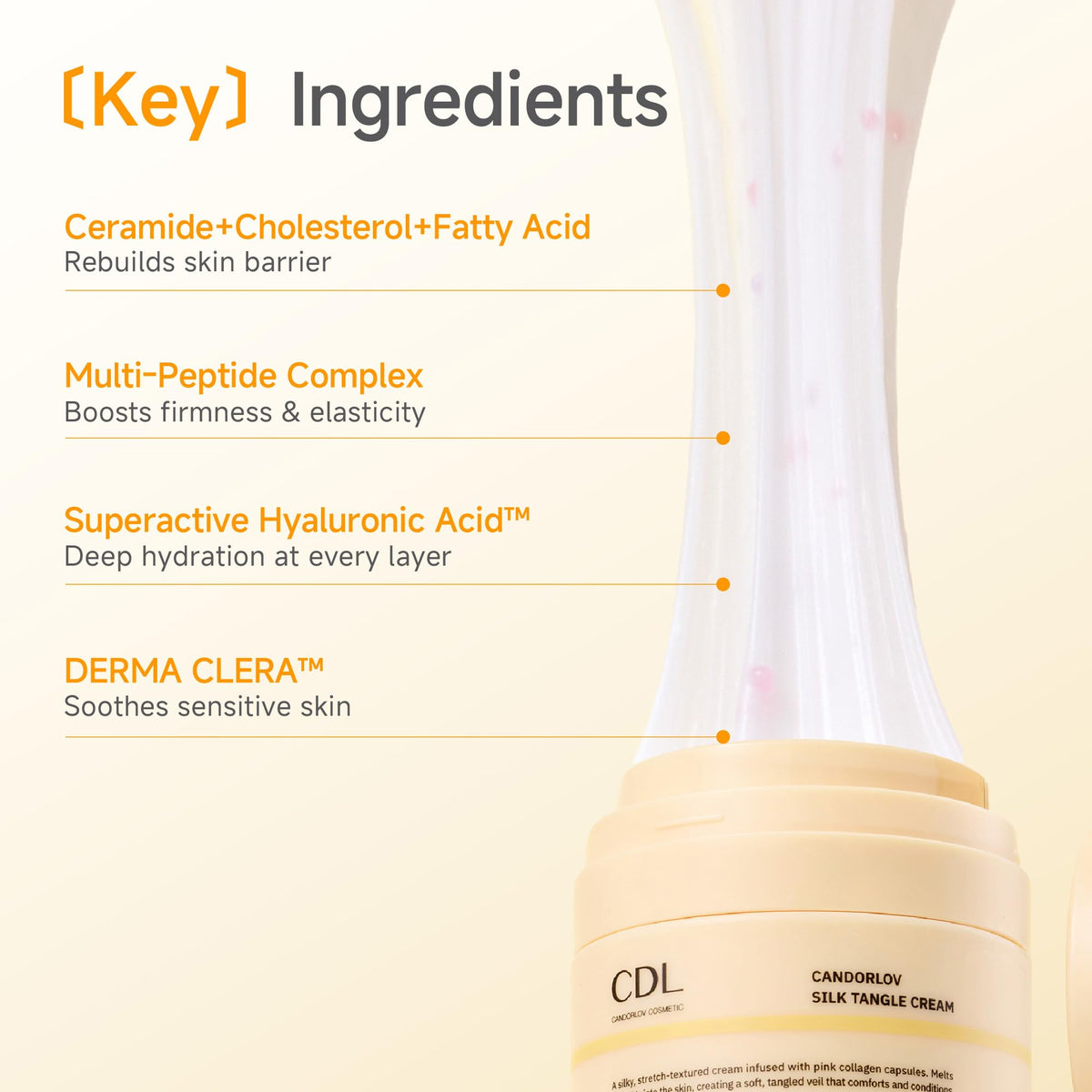 Candorlov Silk Tangle Cream key ingredients