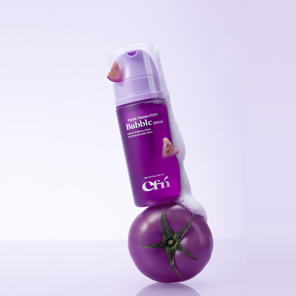CFN Purple Tomato PDRN Bubble Serum 3.21 fl oz (95 ml)