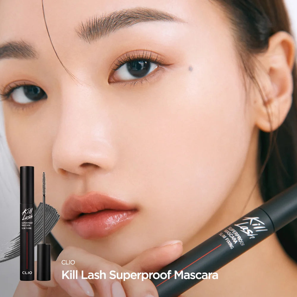 CLIO Kill Lash Superproof Mascara applied