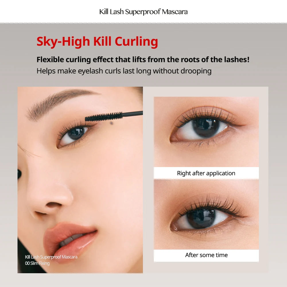 CLIO Kill Lash Superproof Mascara curl hold