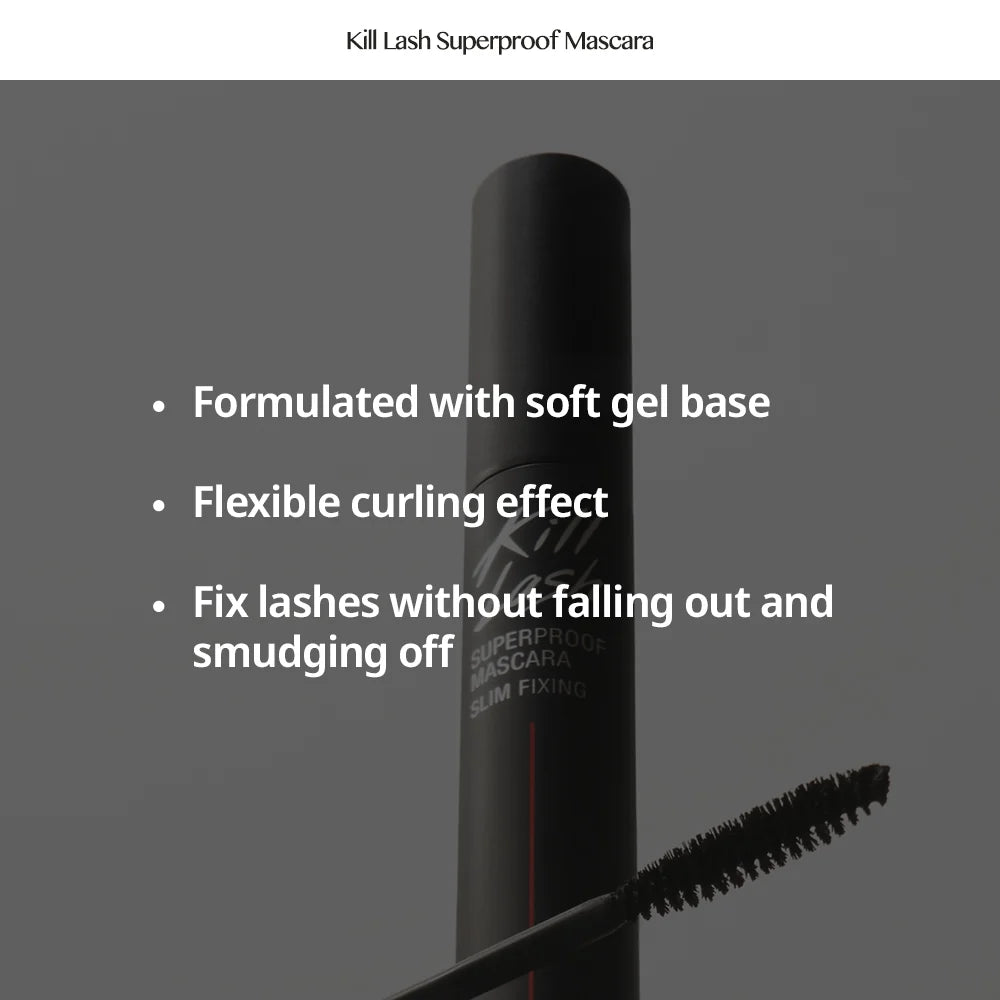 CLIO Kill Lash Superproof Mascara formula features