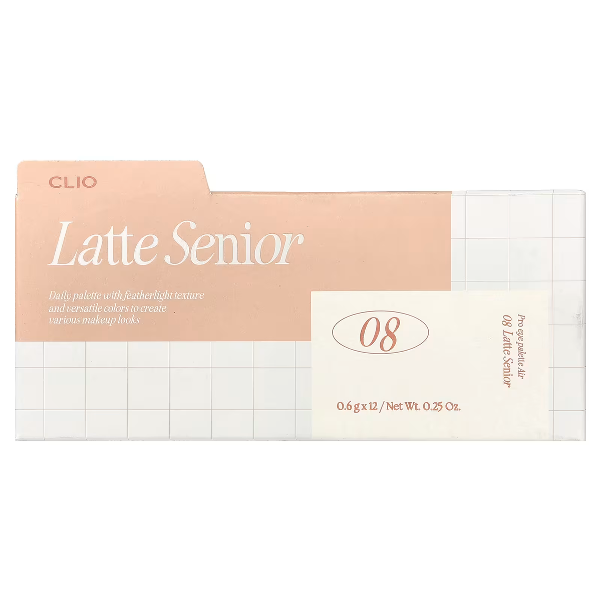 CLIO Pro Eye Palette Air 08 Latte Senior box