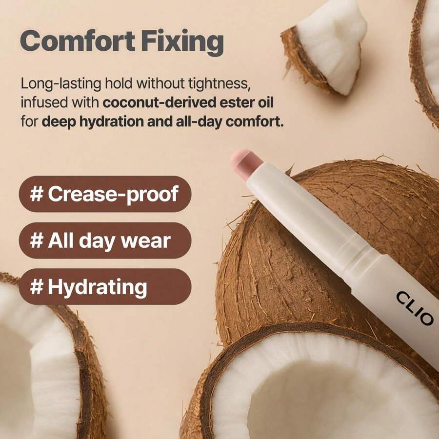 CLIO Soft Blending Shadow Stick coconut derived ester oil