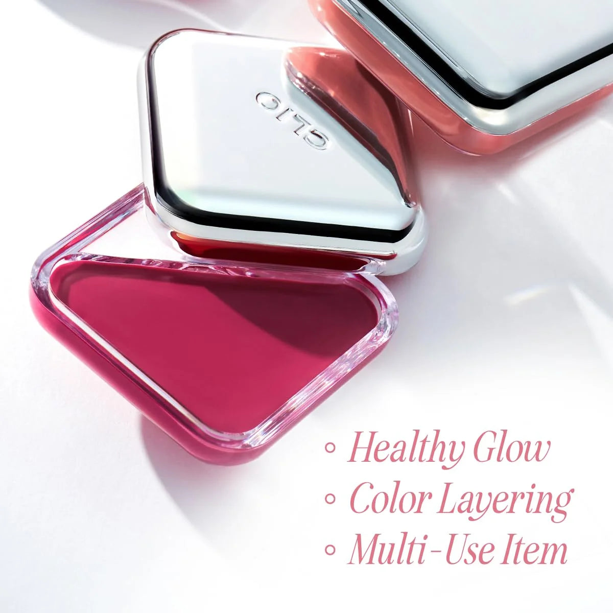 CLIO Essential Lip Cheek Tap open compact