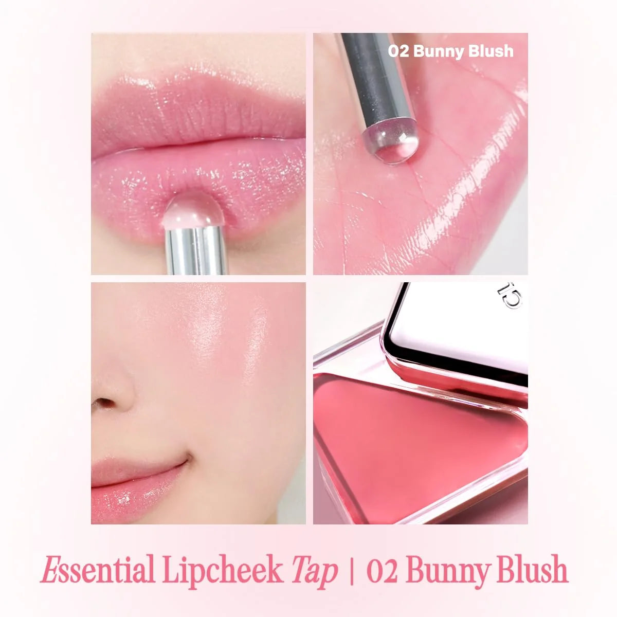 CLIO Essential Lip Cheek Tap on lips