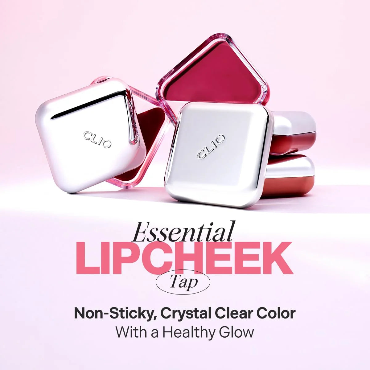 CLIO Essential Lip Cheek Tap crystal clear colour