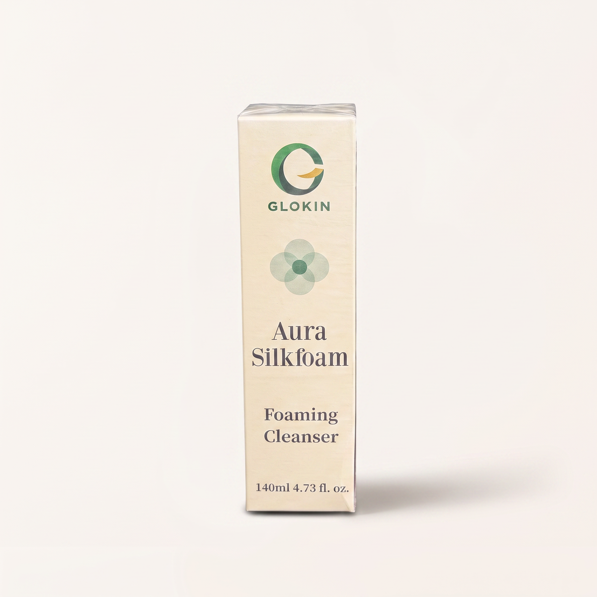GLOKIN Aura Silk Foam Foaming Cleanser box, 140 ml