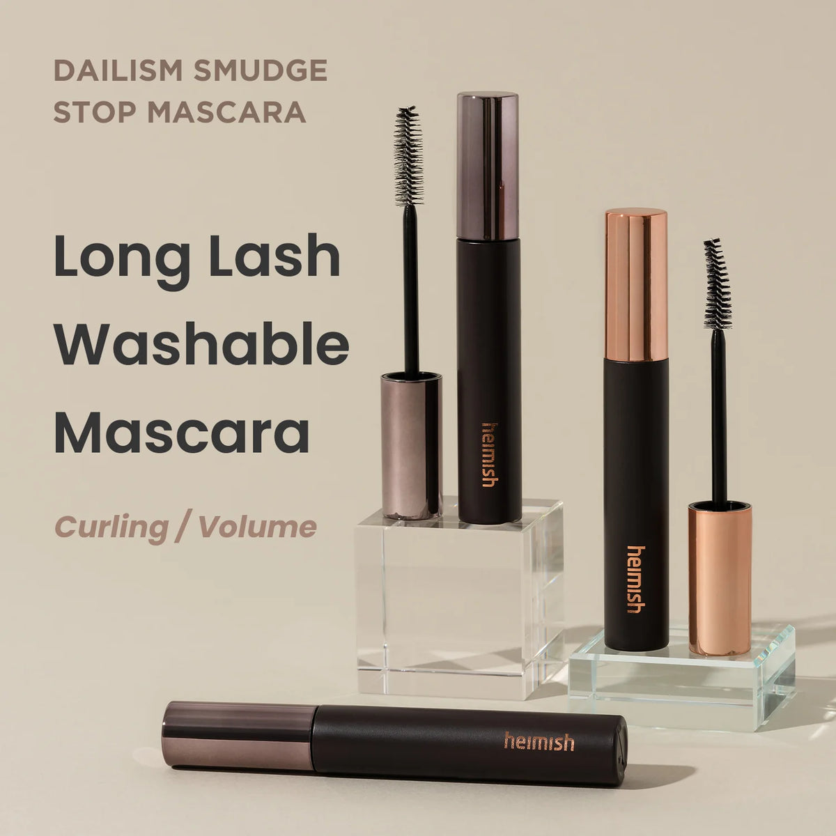 heimish Dailism Smudge Stop Mascara black swatch
