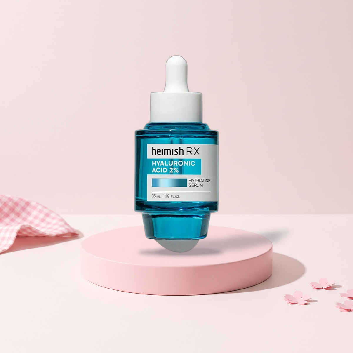 heimish Hyaluronic Acid 2% Hydrating Serum 1.2 fl oz (35 ml), styled key visual