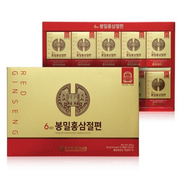 Hwangpungjung Honeyed Red Ginseng Slices gift box with the individual 20 g packs