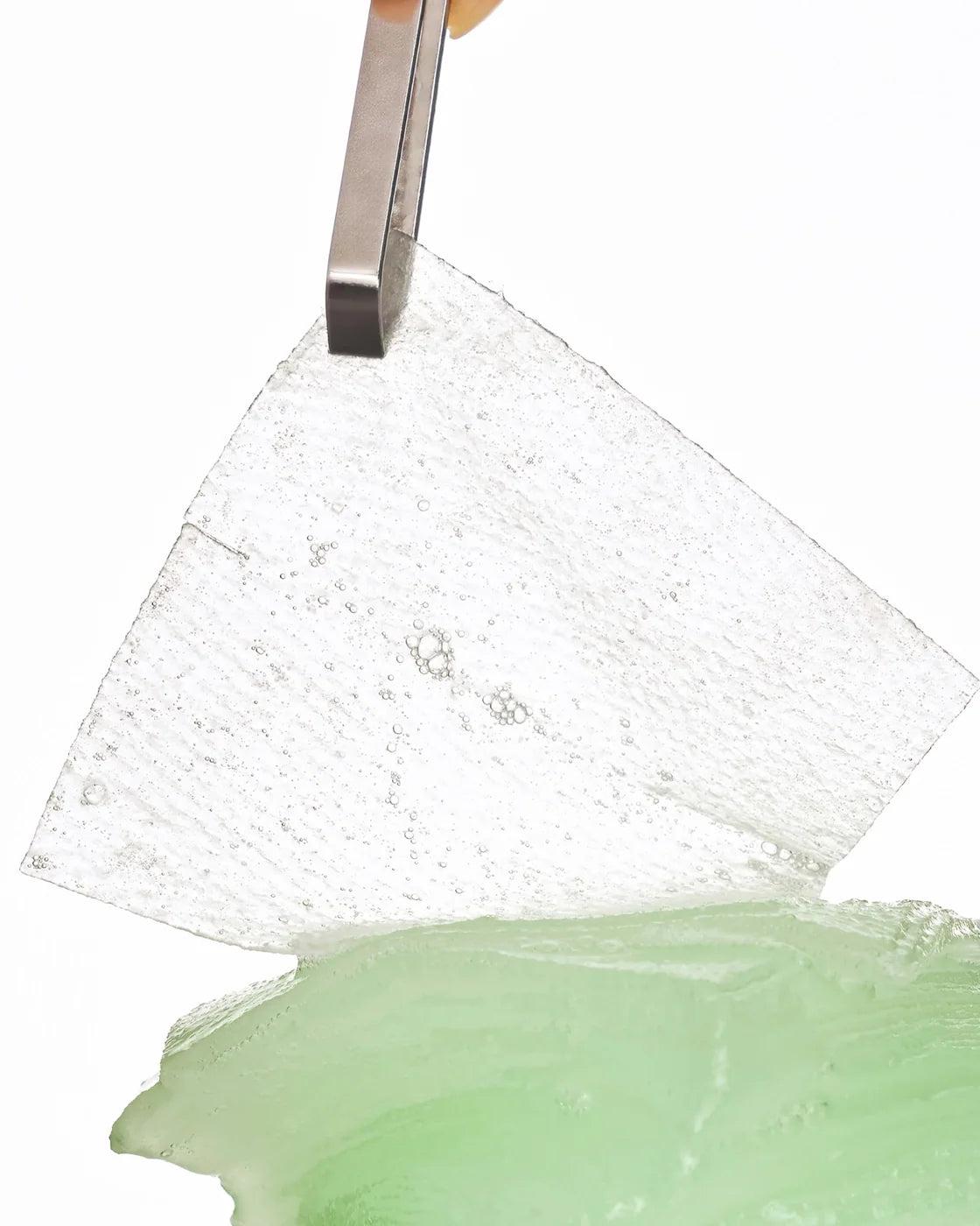 INFODPLUS Hydrovita Gel Pad close-up showing pad backing and green gel layer