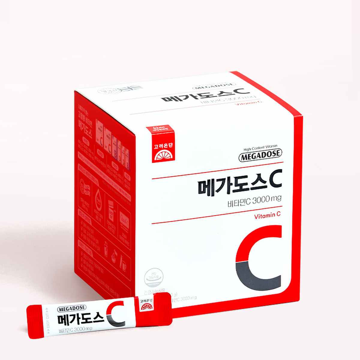 Korea Eundan Megadose C box with a stick packet, official styled image