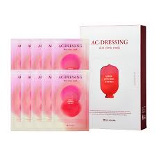 LEADERS AC-Dressing Mask box with the sheet masks fanned out