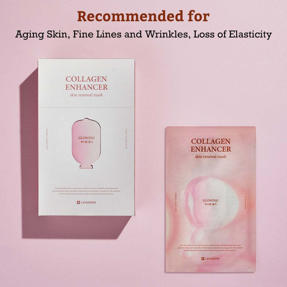 LEADERS Collagen Enhancer mask recommended skin types