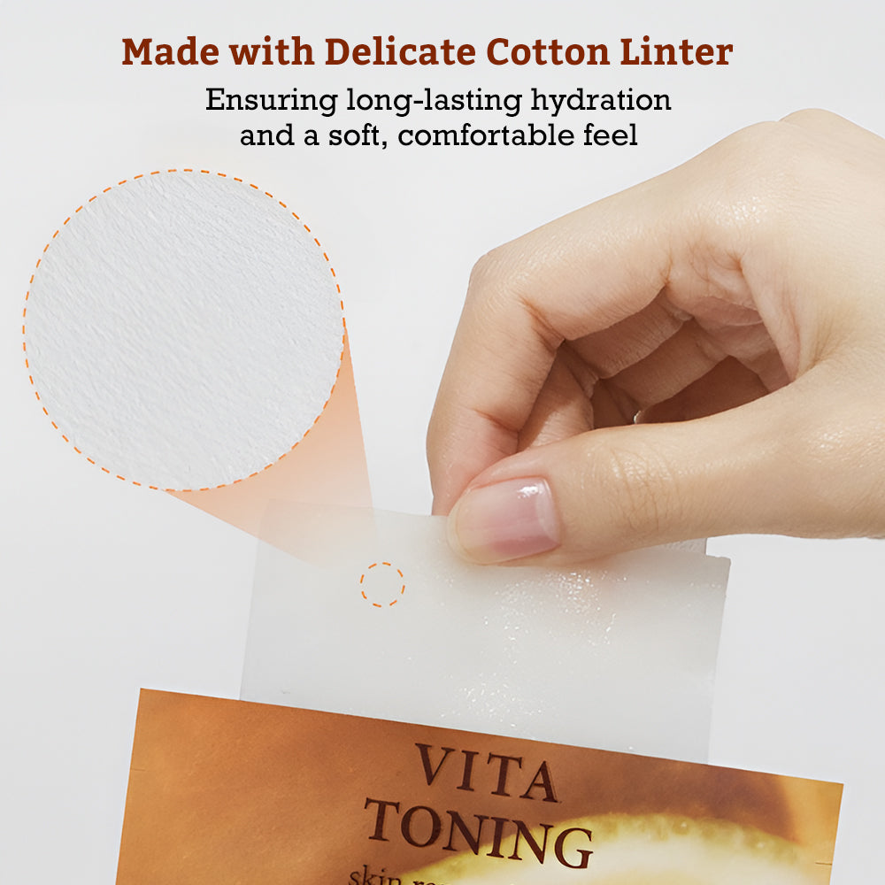 LEADERS Vita Toning mask delicate cotton linter sheet