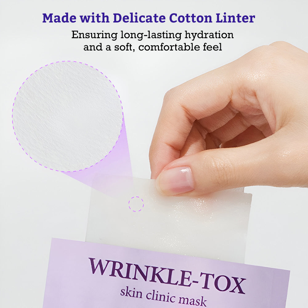 LEADERS Wrinkle-Tox mask delicate cotton linter sheet