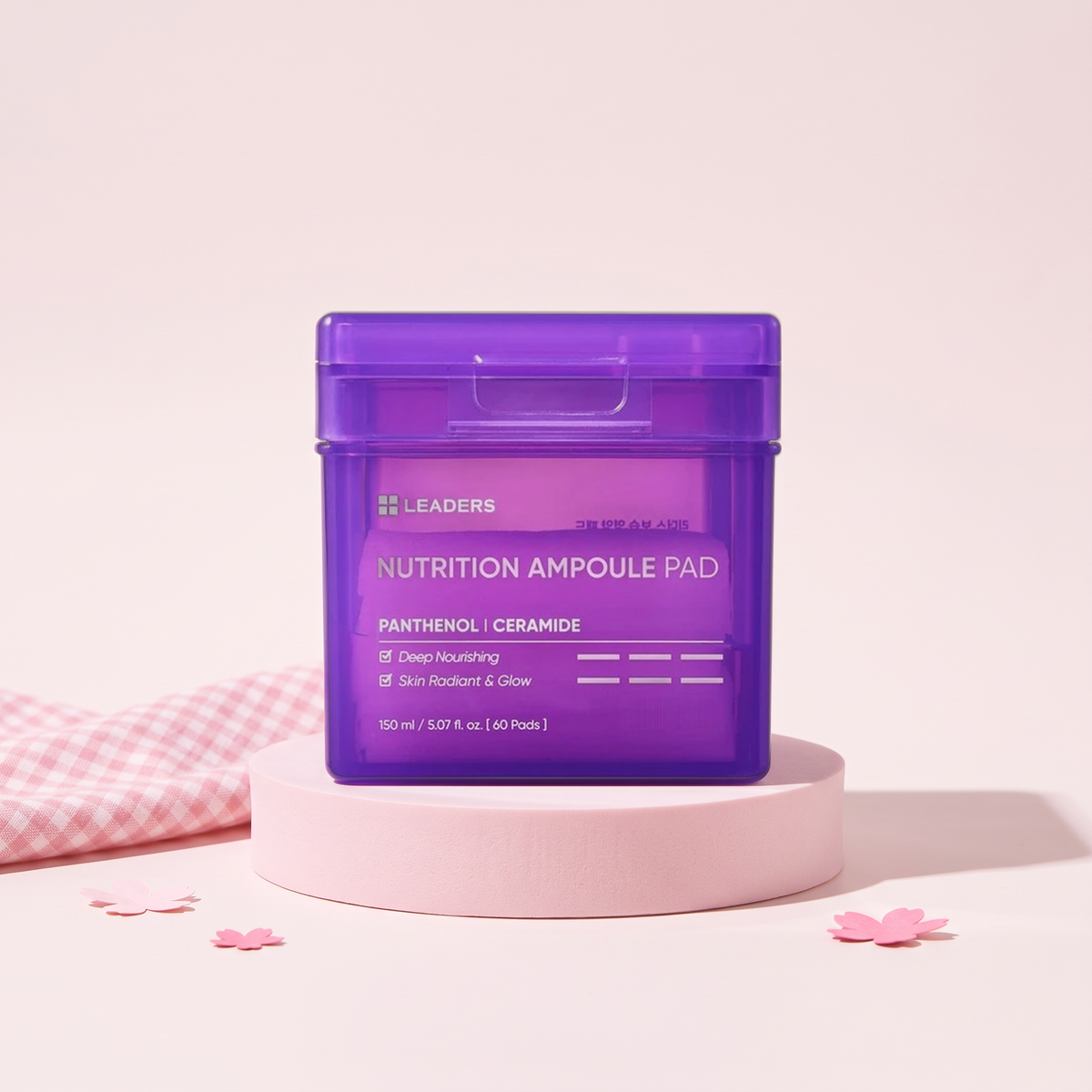 LEADERS Nutrition Ampoule Pad x 60, styled key visual