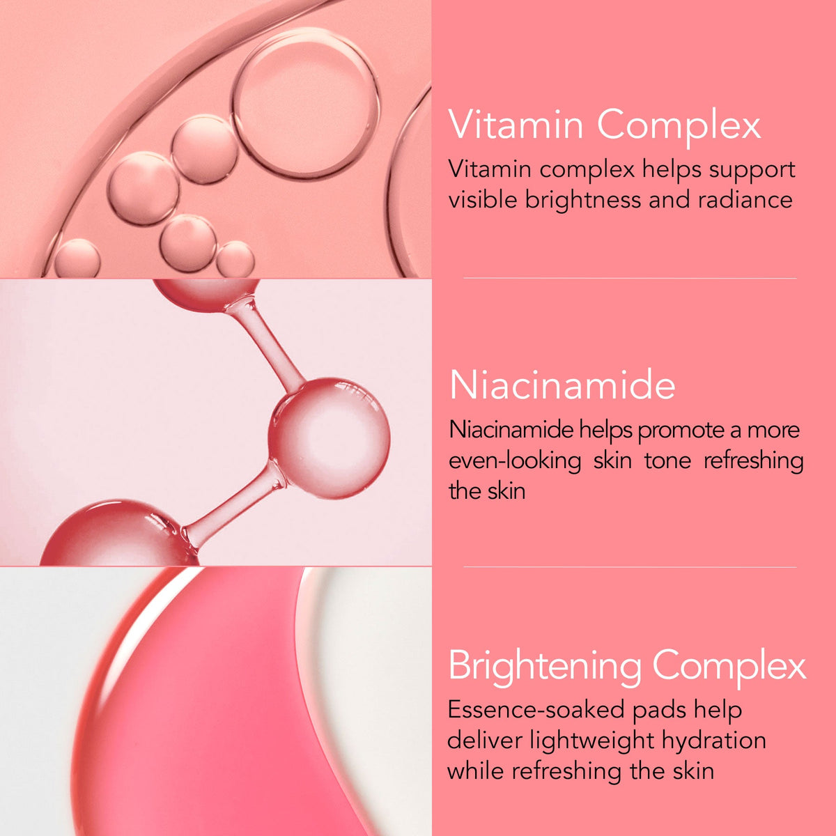 LEADERS Vita Blemish Pad key ingredients
