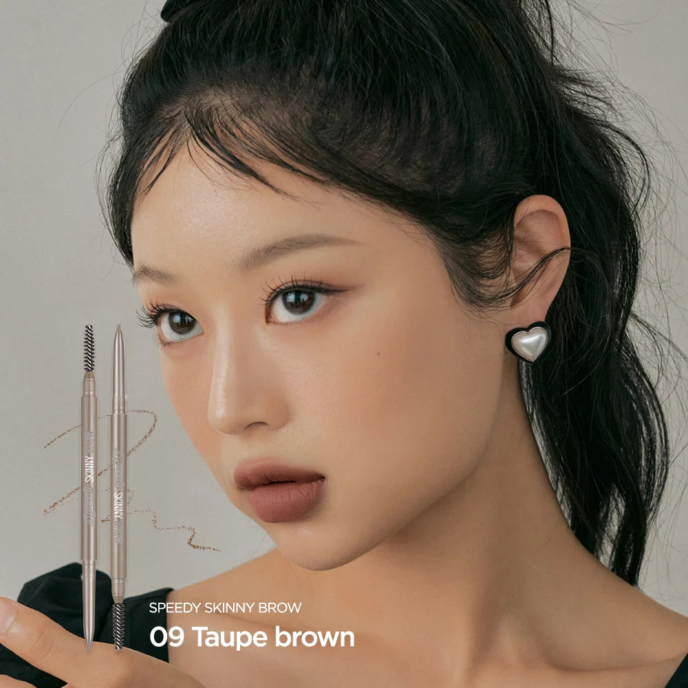 Peripera Speedy Skinny Brow in use