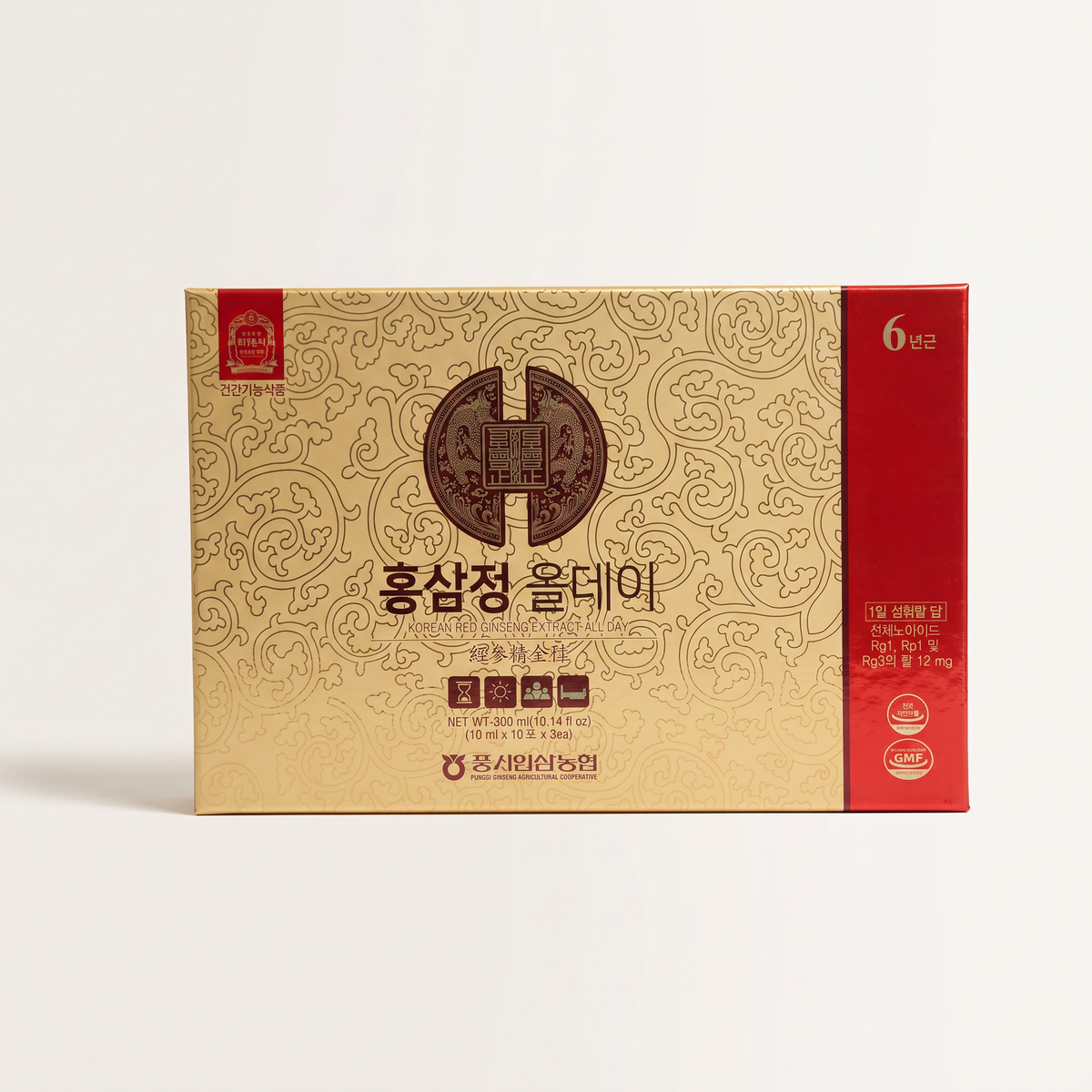 Punggi Korean Red Ginseng Extract All Day gift box, 6 year root, 300 ml