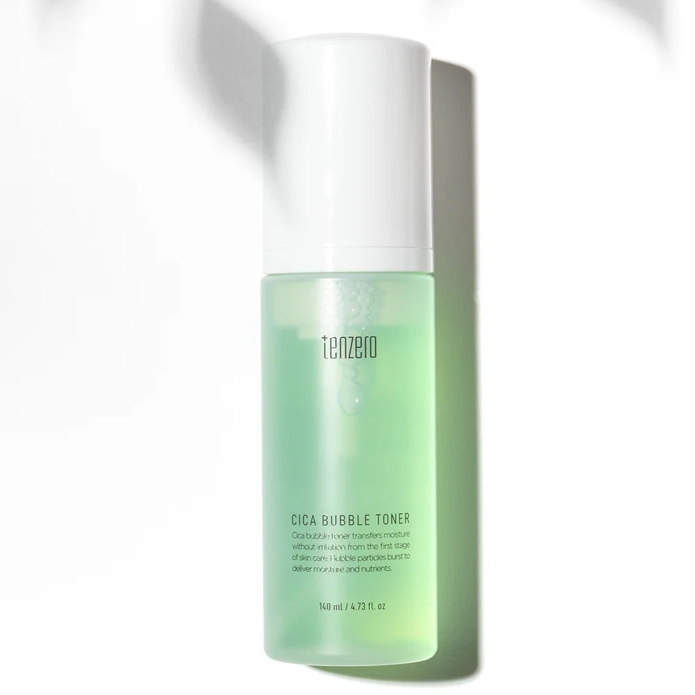 tenzero Cica Bubble Toner 140ml bottle