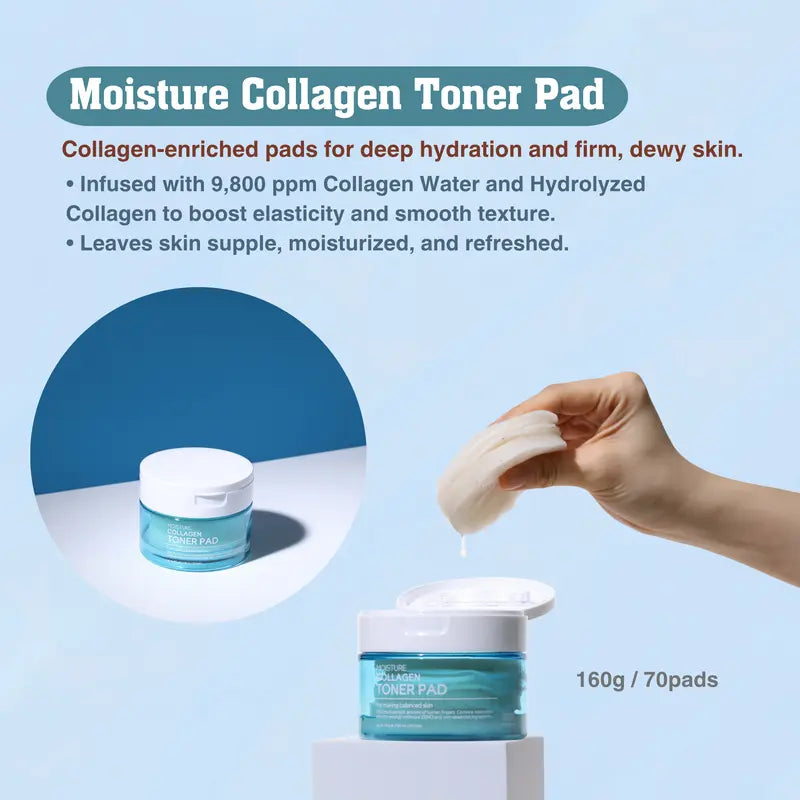 tenzero Moisture Collagen Toner Pad