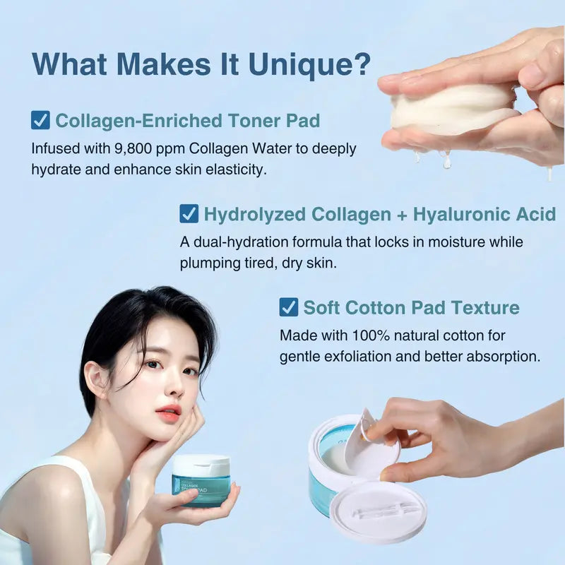 tenzero Moisture Collagen Toner Pad