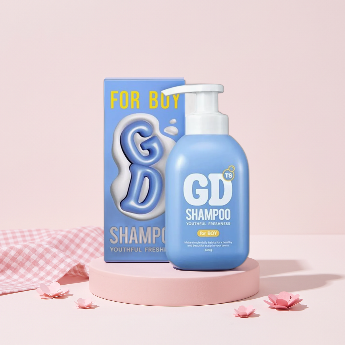 TS Boy Shampoo 14.1 oz (400 g), styled key visual