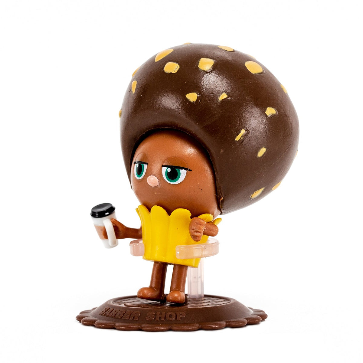 Bread Barbershop Choco figure, right side