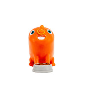 Bread Barbershop Sausage figure with mini dog bowl, front