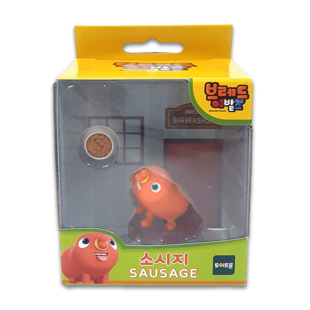 Bread Barbershop Sausage figure in its window box