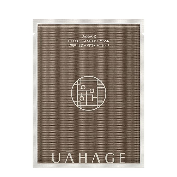UAHAGE Hello I Am Sheet Mask 5 Sheets