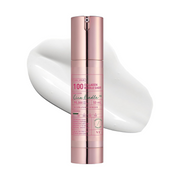 VT Cosmetics Collagen Reedle Shot 100 1.69 fl oz (50 ml) — pink treatment bottle with cream swatch