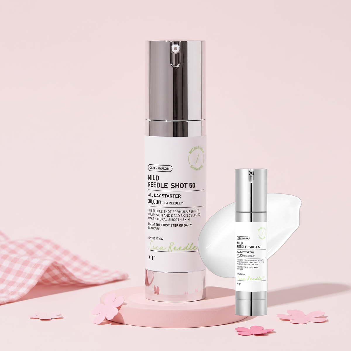 VT Cosmetics Mild Reedle Shot 50 1.69 fl oz (50 ml), styled key visual