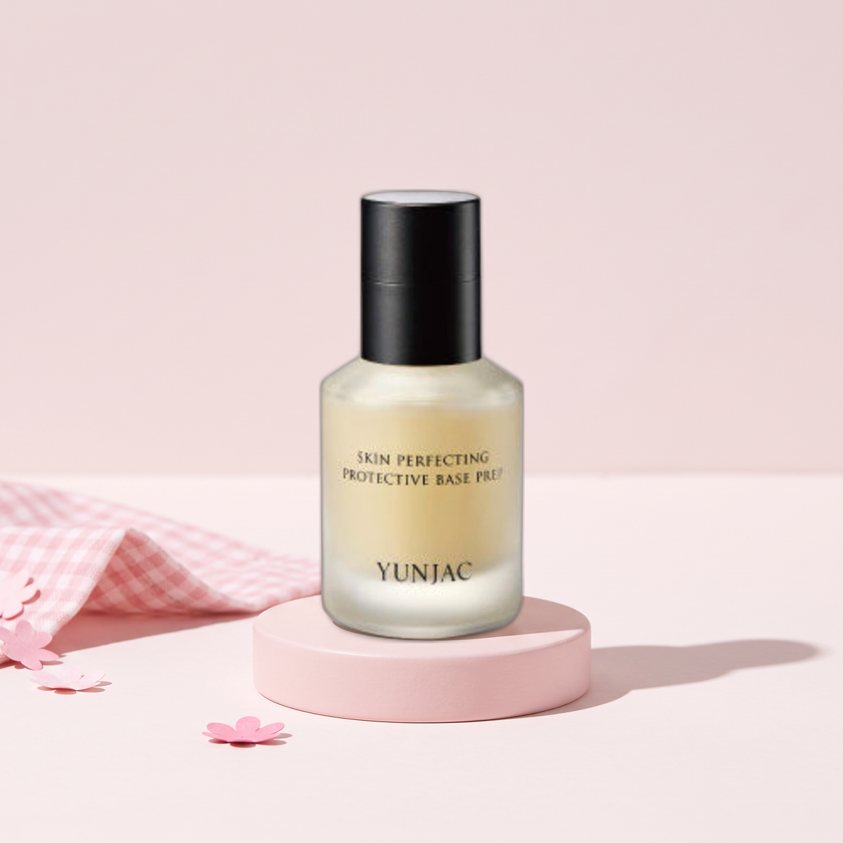 YUNJAC Skin Perfecting Protective Base Prep 1.35 fl oz (40 ml), styled key visual