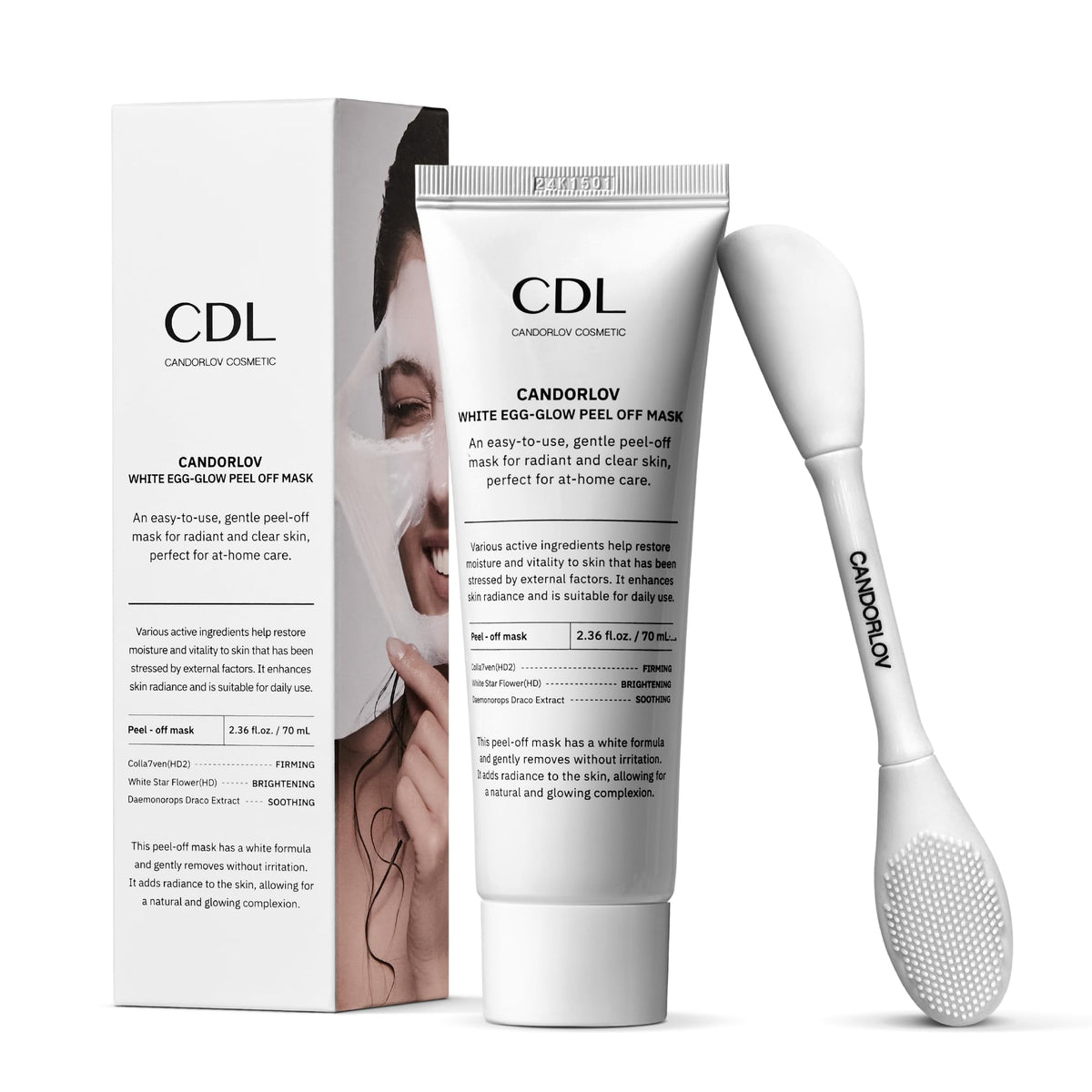 Candorlov White Egg Glow Peel Off Mask