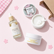 Glow Routine Set: Whitening C Ampoule, heimish All Clean Balm and Vita C Hydrogel Eye Patch